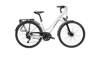 DAMSKI ROWER TURYSTYCZNY KROSS TRANS 5.0 Perłowy / Czarny Połysk 2024