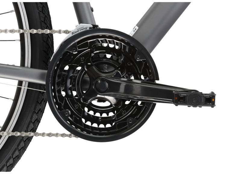 ROWER CROSSOWY KROSS EVADO 1.0 Grafitowy/Czerwony Mat ROWERY \ Rowery