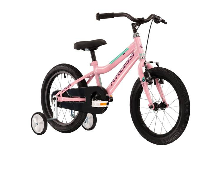 ROWER DZIECIĘCY KROSS MINI 3.0 Różowy/Fioletowy/Turkusowy Połysk