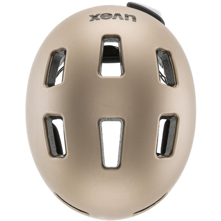 KASK ROWEROWY MIEJSKI UVEX CITY 4 Soft Gold Matt 2024