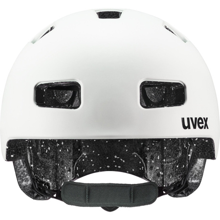 KASK ROWEROWY MIEJSKI UVEX CITY 4 White skyfall matt 2023