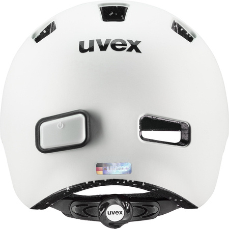 KASK ROWEROWY MIEJSKI UVEX CITY 4 White skyfall matt 2023