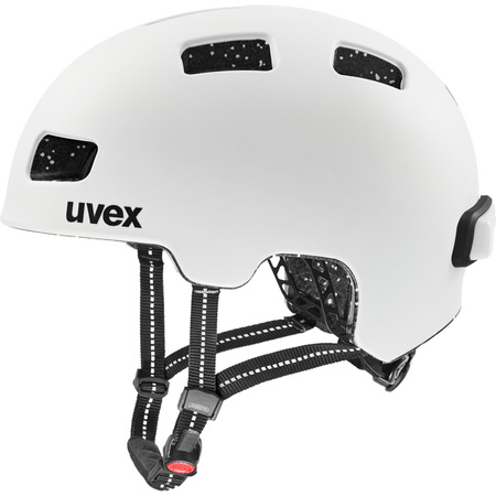 KASK ROWEROWY MIEJSKI UVEX CITY 4 White skyfall matt 2023