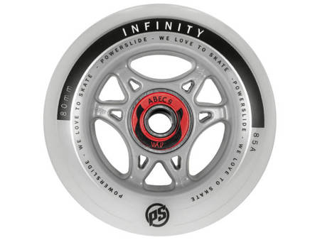 KOŁA DO ROLEK POWERSLIDE INFINITY 80 RTR ABEC9/Spacer 80 mm 85 A (4 sztuki)