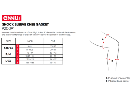 OCHRANIACZE NA KOLANA ENNUI SHOCK SLEEVE KNEE GASKET