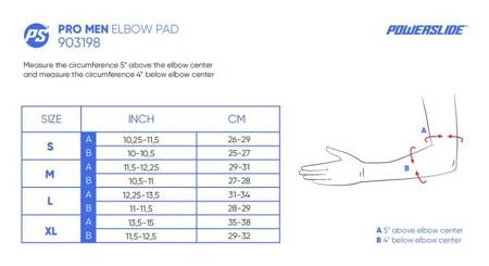 OCHRANIACZE NA ŁOKCIE POWERSLIDE PRO SERIES ELBOW Men