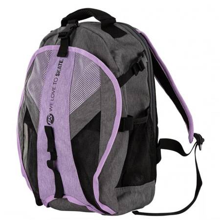 PLECAK NA ROLKI POWERSLIDE FITNESS BACKPACK Grey / Pink