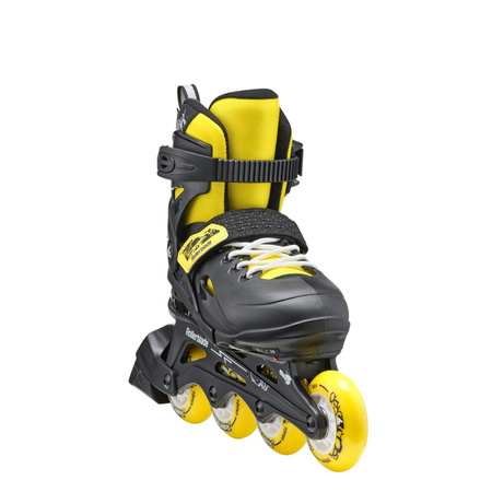 REGULOWANE ROLKI JUNIORSKIE ROLLERBLADE FURY Black / Yellow 2024