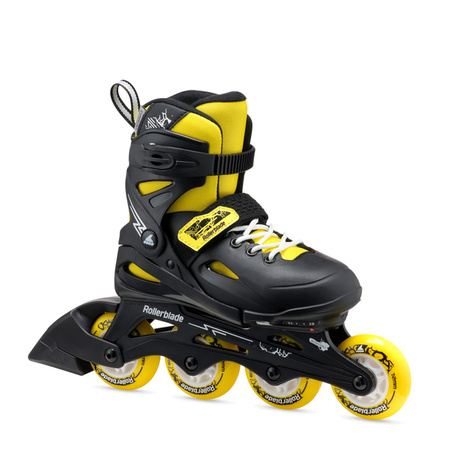 REGULOWANE ROLKI JUNIORSKIE ROLLERBLADE FURY Black / Yellow 2024