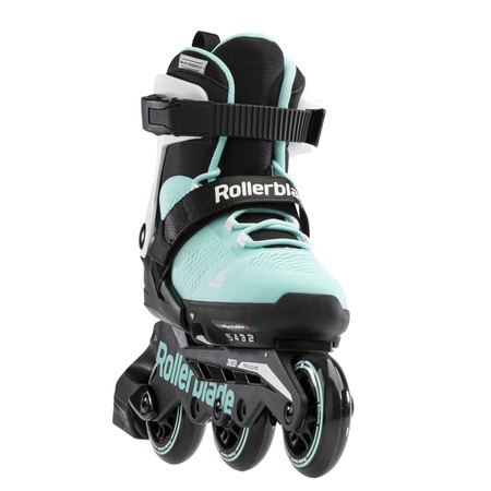 REGULOWANE ROLKI JUNIORSKIE ROLLERBLADE MICROBLADE 3WD Aqua / White 2024