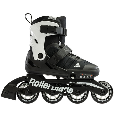 REGULOWANE ROLKI JUNIORSKIE ROLLERBLADE MICROBLADE Black / White 2024