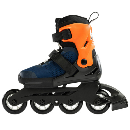 REGULOWANE ROLKI JUNIORSKIE ROLLERBLADE MICROBLADE Midnight Blue / Warm Orange 2024