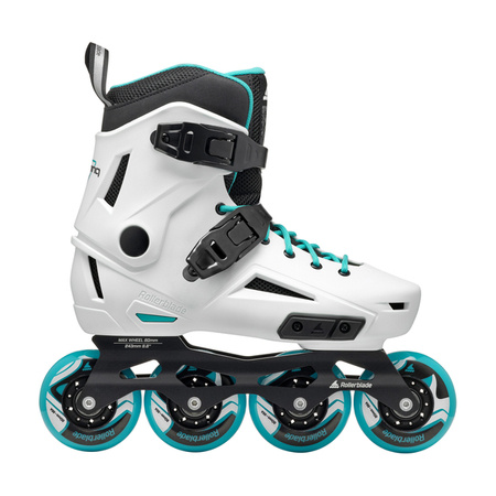 ROLKI DAMSKIE ROLLERBLADE LIGHTNING 80 White / Aqua 2024