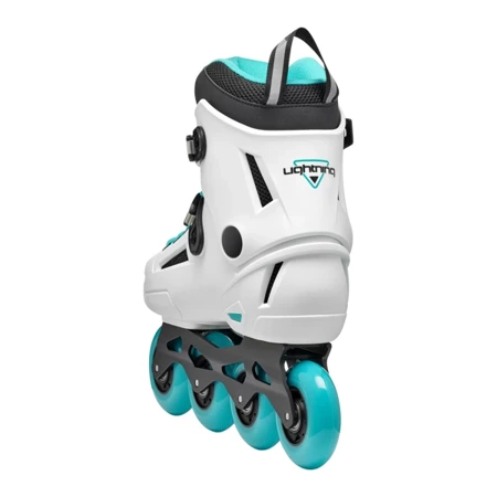 ROLKI DAMSKIE ROLLERBLADE LIGHTNING 80 White / Aqua 2024