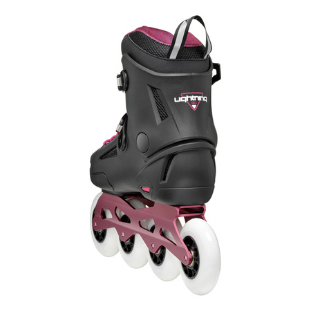 ROLKI DAMSKIE ROLLERBLADE LIGHTNING 90 W Black / Sangria 2024