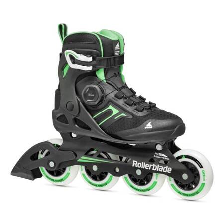 ROLKI DAMSKIE ROLLERBLADE MACROBLADE 90 BOA W Black / Mint 2024