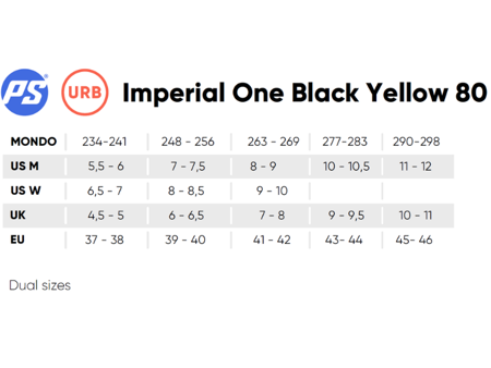ROLKI FREESTYLE POWERSLIDE IMPERIAL ONE Black/Yellow 2023