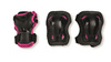 KOMPLET OCHRANIACZY DLA DZIECI NA ROLKI ROLLERBLADE SKATE GEAR JUNIOR 3 PACK Black / Pink