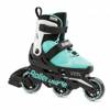 REGULOWANE ROLKI JUNIORSKIE ROLLERBLADE MICROBLADE 3WD Aqua / White 2024